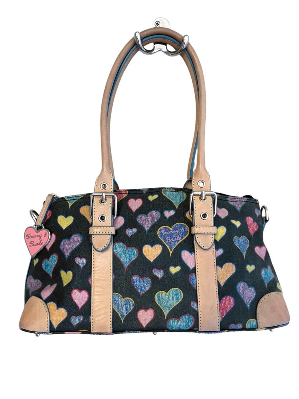 Dooney & Bourke Y2K Crayon Hearts Tote